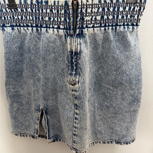 Urban Outfitters Blue Denim Mini Skirt - Picture 3 of 5